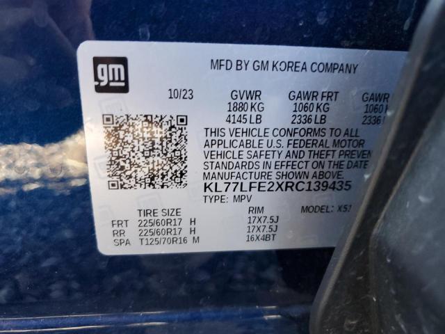 2024 CHEVROLET TRAX LS KL77LFE2XRC139435