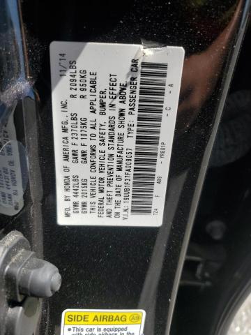 2015 ACURA TLX 19UUB1F37FA009057