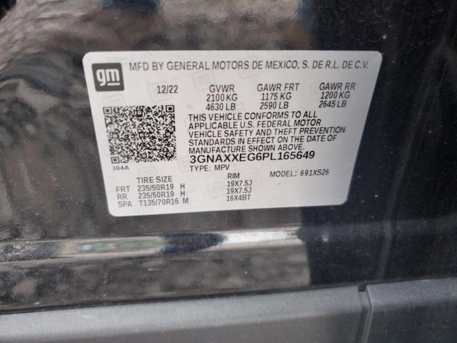 2023 CHEVROLET EQUINOX PR - 3GNAXXEG6PL165649