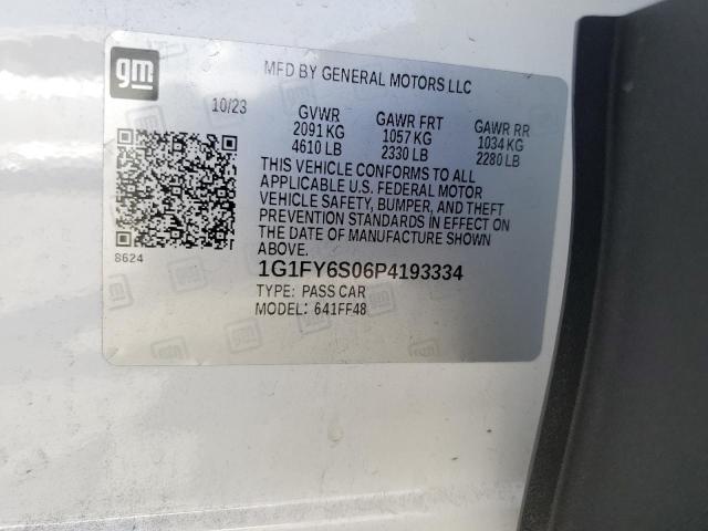 2023 CHEVROLET BOLT EUV L 1G1FY6S06P4193334