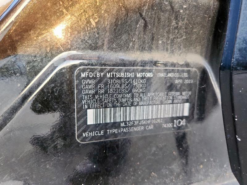 2019 MITSUBISHI MIRAGE G4 - ML32F3FJ5KHF16261