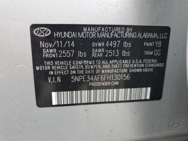 2015 HYUNDAI SONATA SPO 5NPE34AF6FH130156
