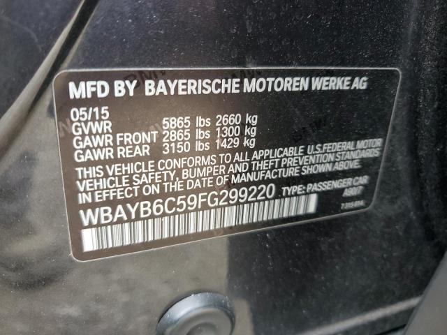 2015 BMW 750 XI WBAYB6C59FG299220