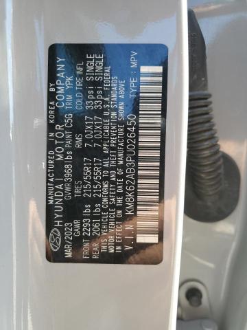 2023 HYUNDAI KONA SEL KM8K62AB3PU026450