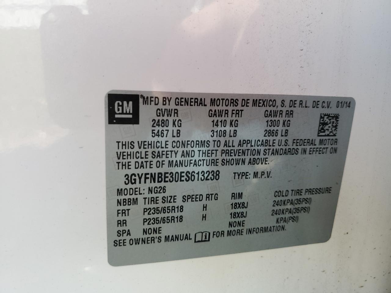 CADILLAC SRX LUXURY COLLECTION