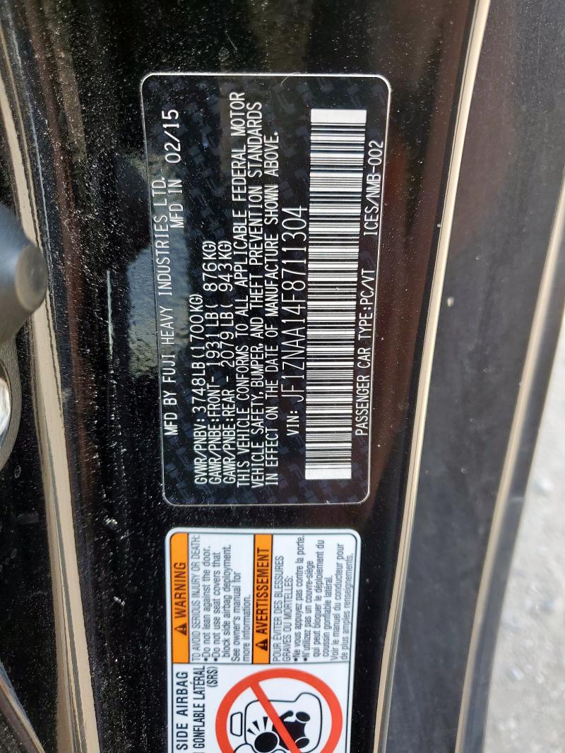 2015 TOYOTA SCION FR-S - JF1ZNAA14F8711304