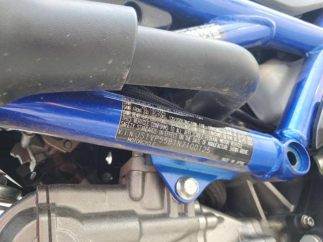 2022 SUZUKI SV650 A JS1VP55B1N7100125