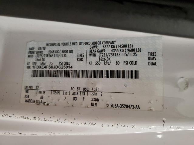 2018 FORD ECONOLINE #3278411383