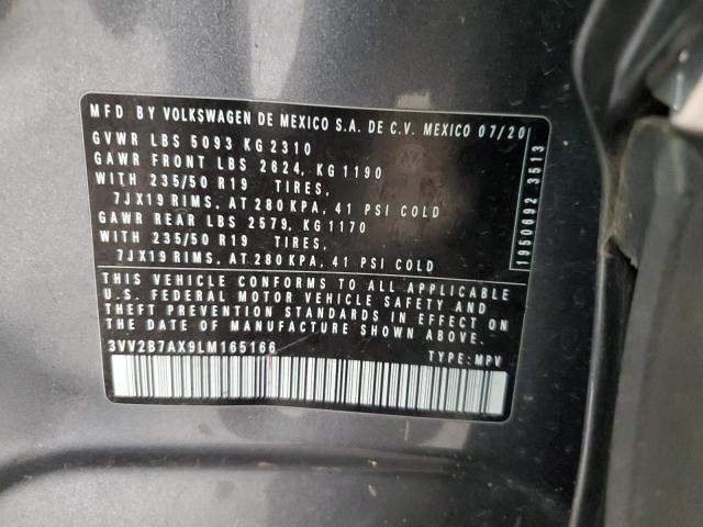 2020 VOLKSWAGEN TIGUAN SE 3VV2B7AX9LM165166