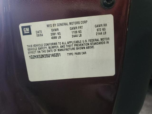 2005 PONTIAC BONNEVILLE #3285746648