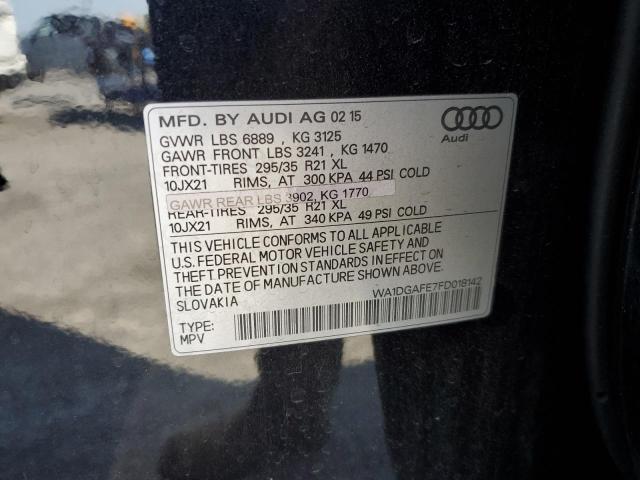 2015 AUDI Q7 PRESTIG WA1DGAFE7FD018142