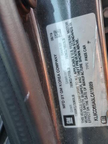 2020 CHEVROLET SPARK 1LT KL8CD6SA0LC419889