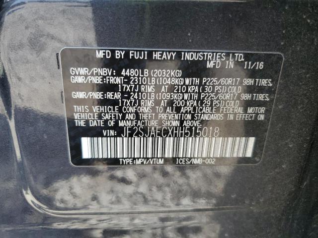 2017 SUBARU FORESTER 2.5I PREMIUM #3292539699