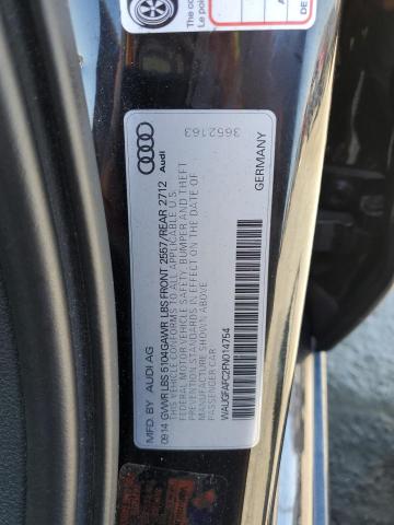 2015 AUDI A6 PREMIUM PLUS WAUGFAFC2FN014754