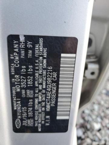 2016 HYUNDAI ACCENT SE KMHCT4AE4GU982216