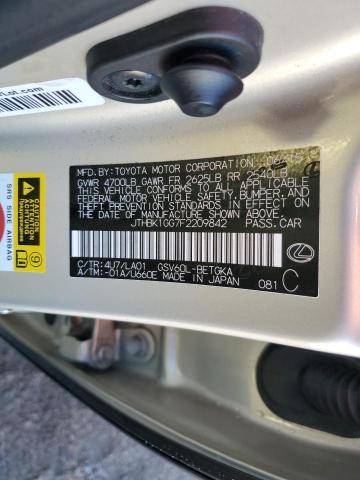 2015 LEXUS ES 350 JTHBK1GG7F2209842