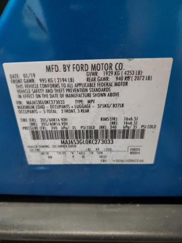 2019 FORD ECOSPORT S #3298126126