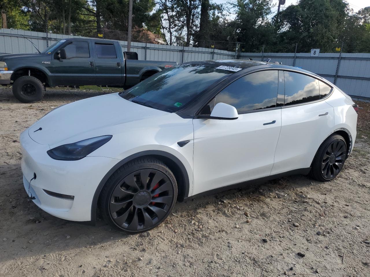 Lot #3308472296 2023 TESLA MODEL Y
