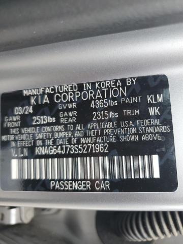 2025 KIA K5 GT LINE - KNAG64J73S5271962