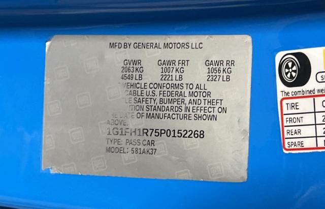2023 CHEVROLET CAMARO SS 1G1FH1R75P0152268