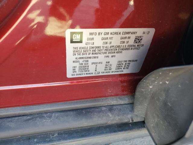 2022 BUICK ENCORE GX KL4MMDS28NB129816