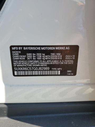 2016 BMW X5 XDRIVE5 - 5UXKR6C57G0J82989