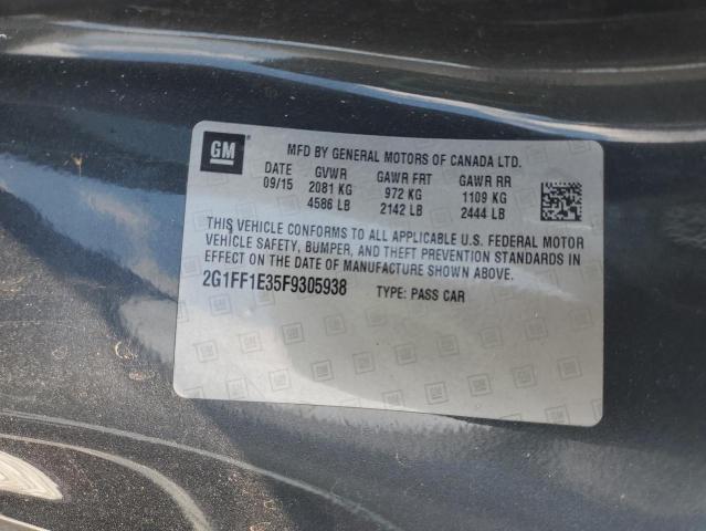 2015 CHEVROLET CAMARO LT 2G1FF1E35F9305938