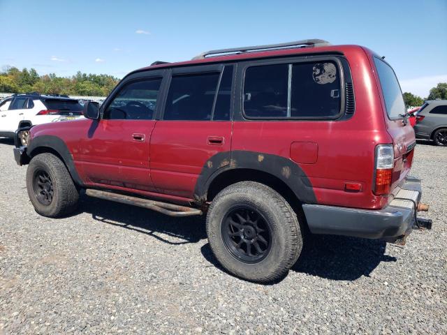 TOYOTA LAND CRUISER FJ80 1992 red 4dr spor gas JT3FJ80W6N0047877 photo #3