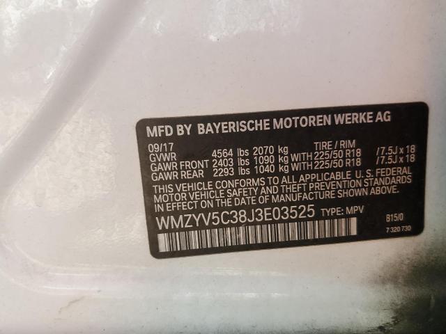 2018 MINI COOPER COU WMZYV5C38J3E03525
