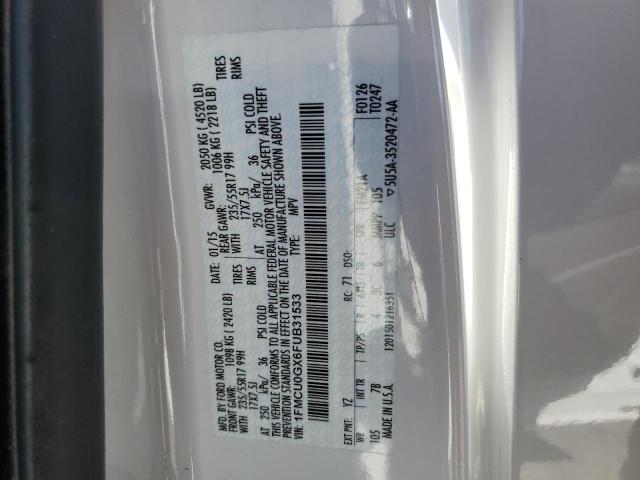 2015 FORD ESCAPE SE - 1FMCU0GX6FUB31533