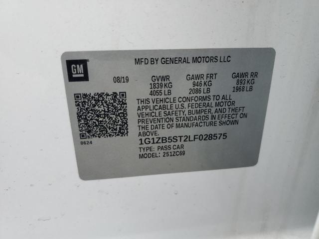 2020 CHEVROLET MALIBU LS 1G1ZB5ST2LF028575