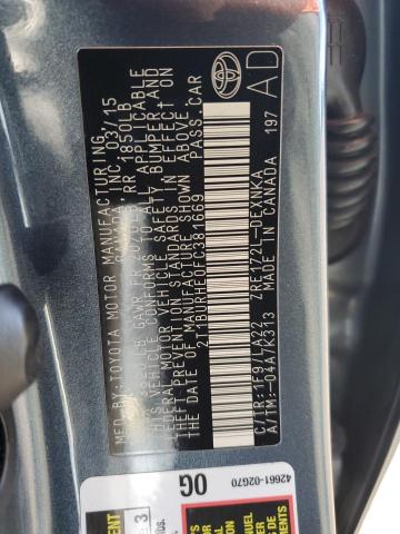 2015 TOYOTA COROLLA L - 2T1BURHE0FC381669