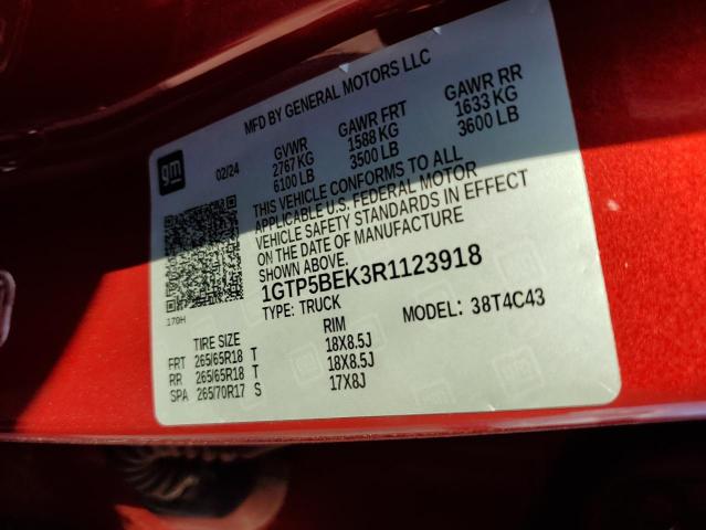 2024 GMC CANYON ELE 1GTP5BEK3R1123918