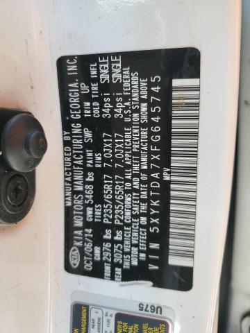 2015 KIA SORENTO LX #3296310478