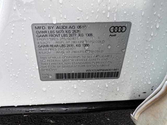 2017 AUDI SQ5 PREMIU WA1CCAFP8HA001461