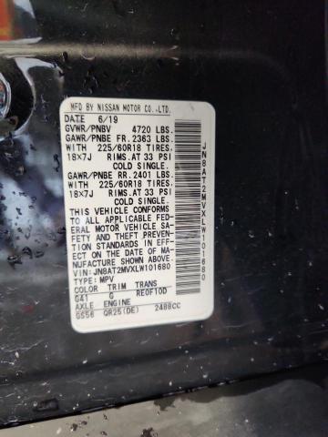 2020 NISSAN ROGUE S - JN8AT2MVXLW101680