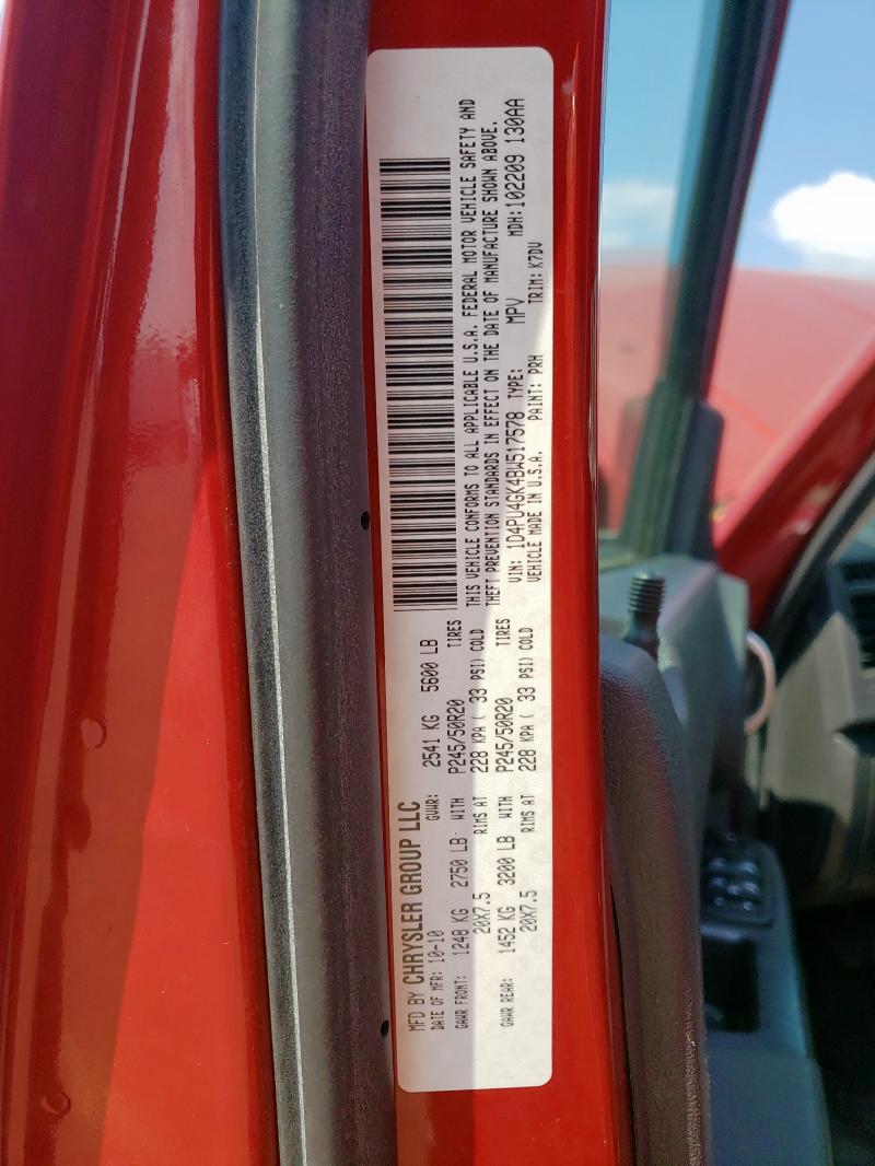 1D4PU4GK4BW517578 2011 DODGE NITRO