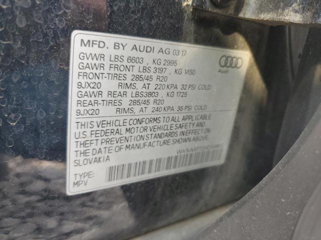 2017 AUDI Q7 PRESTIG WA1VAAF72HD049812