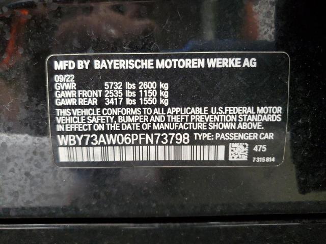 2023 BMW I4 EDRIVE WBY73AW06PFN73798