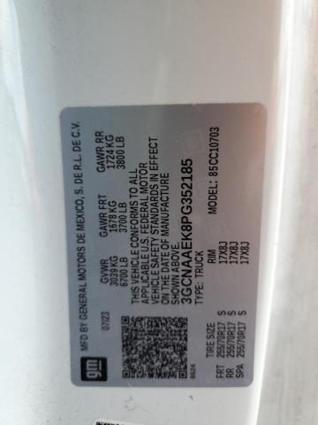 2023 CHEVROLET SILVERADO C1500 3GCNAAEK8PG352185