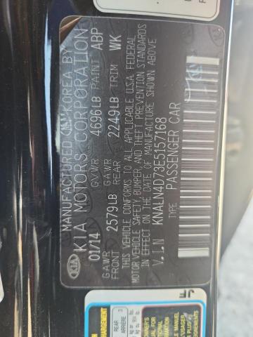 2014 KIA CADENZA PR - KNALN4D73E5157168