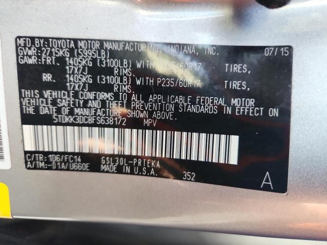 2015 TOYOTA SIENNA LE 5TDKK3DC8FS638172