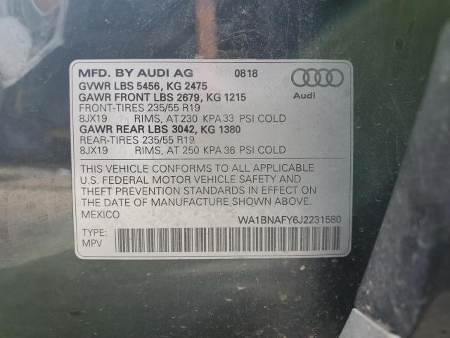 2018 AUDI Q5 PREMIUM - WA1BNAFY6J2231580