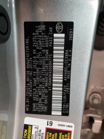 2025 TOYOTA CAMRY XSE 4T1DAACKXSU004775