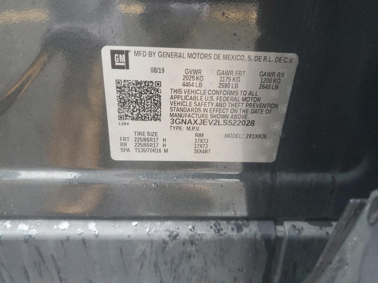 CHEVROLET EQUINOX LT