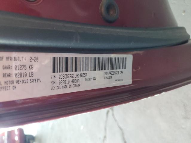 2020 DODGE CHALLENGER 2C3CDZAG1LH146557