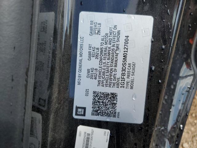 2021 CHEVROLET CAMARO LS #3284112540