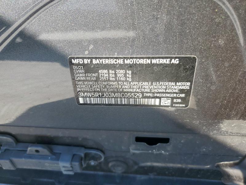 2021 BMW 330I 3MW5R1J03M8C05529