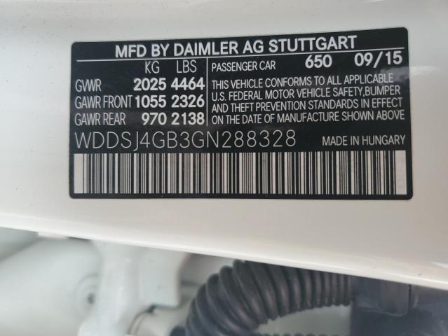 2016 MERCEDES-BENZ CLA 250 4M WDDSJ4GB3GN288328