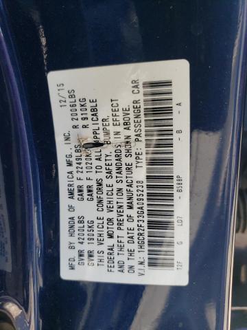 2016 HONDA ACCORD LX 1HGCR2F33GA095238